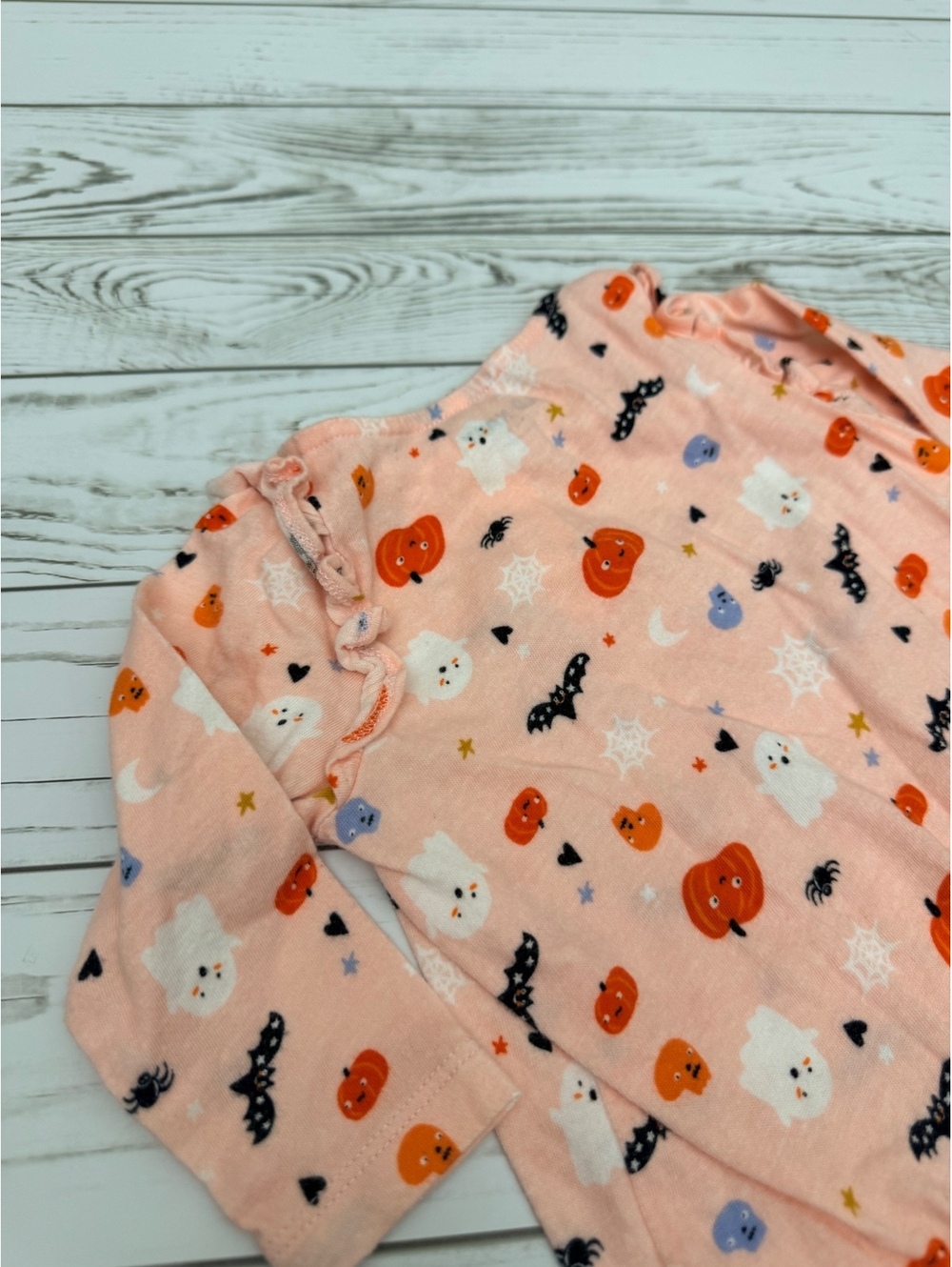 Old Navy Baby Girl 3-6M Halloween Print Cotton Sleeper - Picture 3 of 7